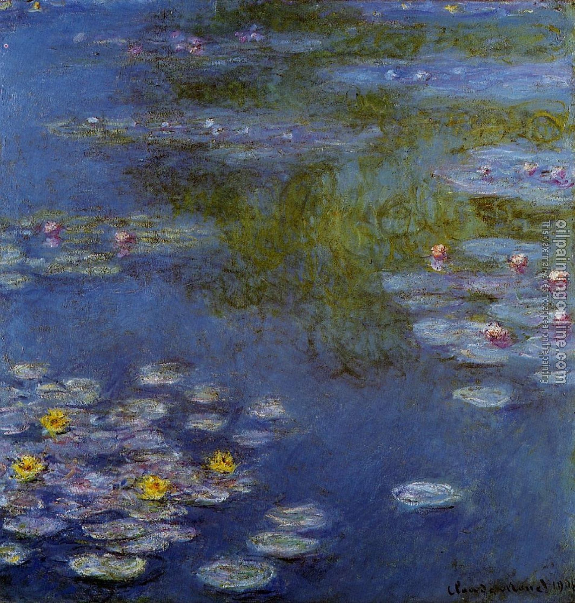 Monet, Claude Oscar - Water Lilies